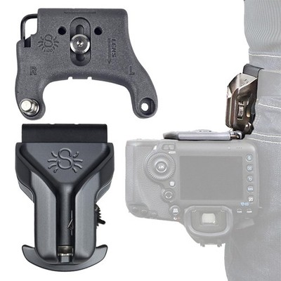 SPIDER HOLSTER   SpiderPro Camera Holster Belt: 28-50 / 71.1-127 cm, Silver