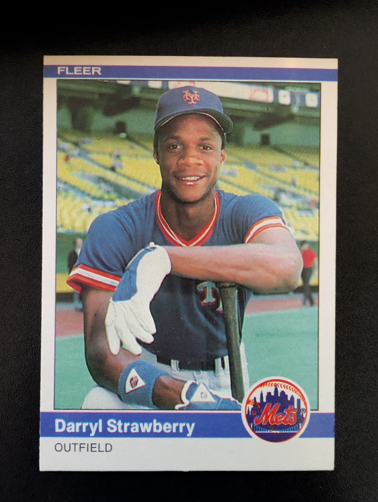 Darryl Strawberry 1984 Fleer (RC) #599 New York Mets (079)