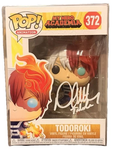 Funko Pop! My Hero Academia - Todoroki #372 Signed by David Matranga JSA COA