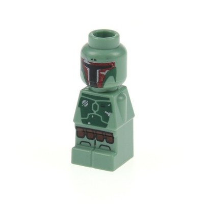 1x Lego Micro Figur Star Wars Episode 4/5/6 Boba Fett sand grün 3866 85863pb083