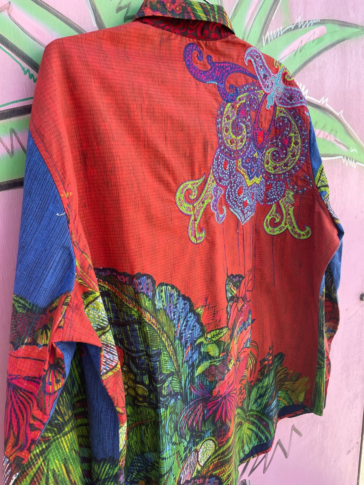 Robert Graham EMBROIDERED PATCHWORK LONG SLEEVE B… - image 8