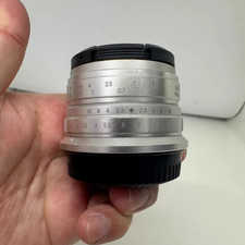 7Artisans APSC manual focus 25mm F1.8 XF lens for Fuji X mount camera Silver