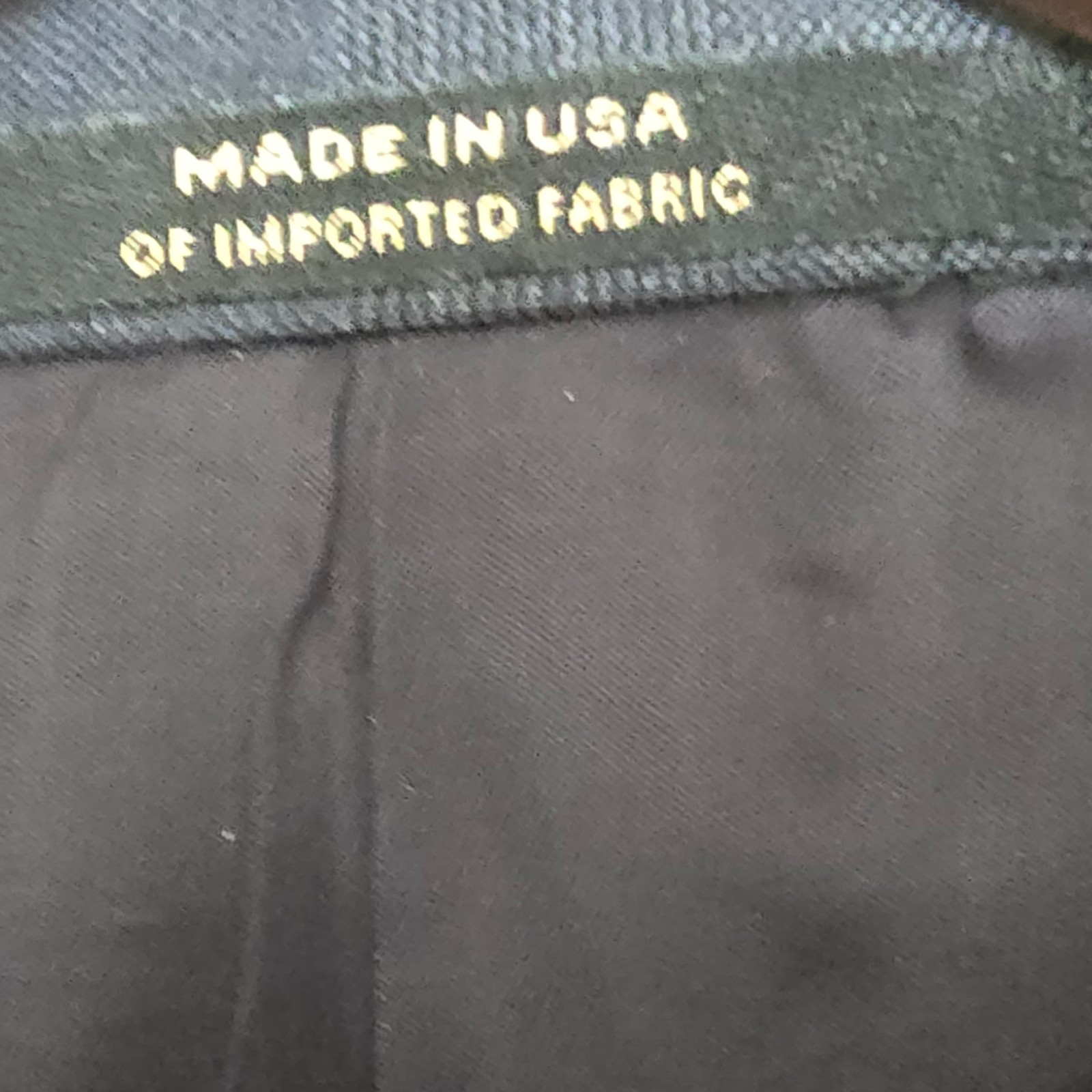 Hart Schaffner Marx Suit 43r 37x32 Gold Trumpeter Slate Blue Glenplaid Tailored 