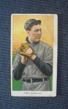 1909-11 T206 Addie Joss HOF pitching Cleveland Piedmont back
