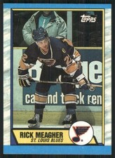 1989-90 Topps #116 Rick Meagher St. Louis Blues Hockey Card 35644