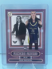 2025 WNBA Donruss Paige Bueckers RC Purple Press Proof Franchise Features