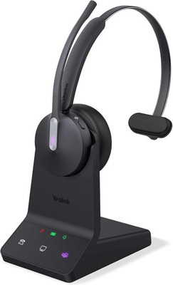 Yealink WH64 Mono Teams DECT Wireless Headset - Black  BRAND NEW