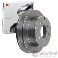 2X NK Bremsscheiben 262Mm Voll Hinten Passend FÜR Hyundai Matrix Sonata KIA