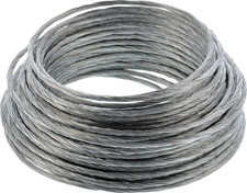 Steel Wire Rope Picture Hanging Wire 25 16 x 200 Silver