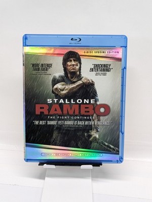 Rambo (Blu-ray, 2008, 2-Disc) Sylvester Stallone OOP NEW SEALED FREE SHIPPING
