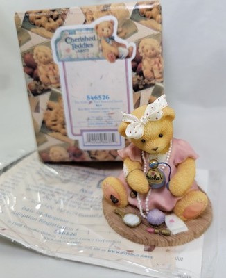 Cherished Teddies Ava 1998 You Make Me Feel Beautiful Inside Figurine Box 546526