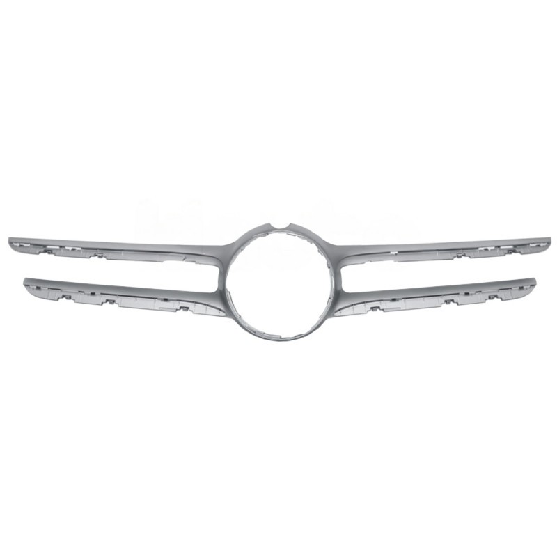 Moulure argent pour grille calandre Mercedes W205, pièce pour caméra de recul avant