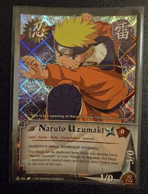 Naruto Uzumaki 154 LP Diamond Holo Foil 1st Edition Naruto CCG