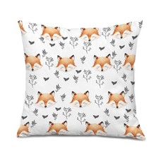 Cute Fox Pillow Covers 18x18, Fox Gifts for Girls, Cottagecore Color 7