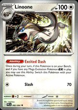 Linoone Phantasmal Flames 082/094 Uncommon Pokémon — English Lightly Played