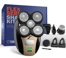 Freebird Flex Series Shaving Kit, Electric Rotary Shaver for Head