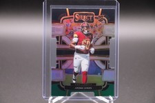 2023 Panini Select - Concourse Andre Jones #98 Black & Green Prizm Die-Cut (RC)