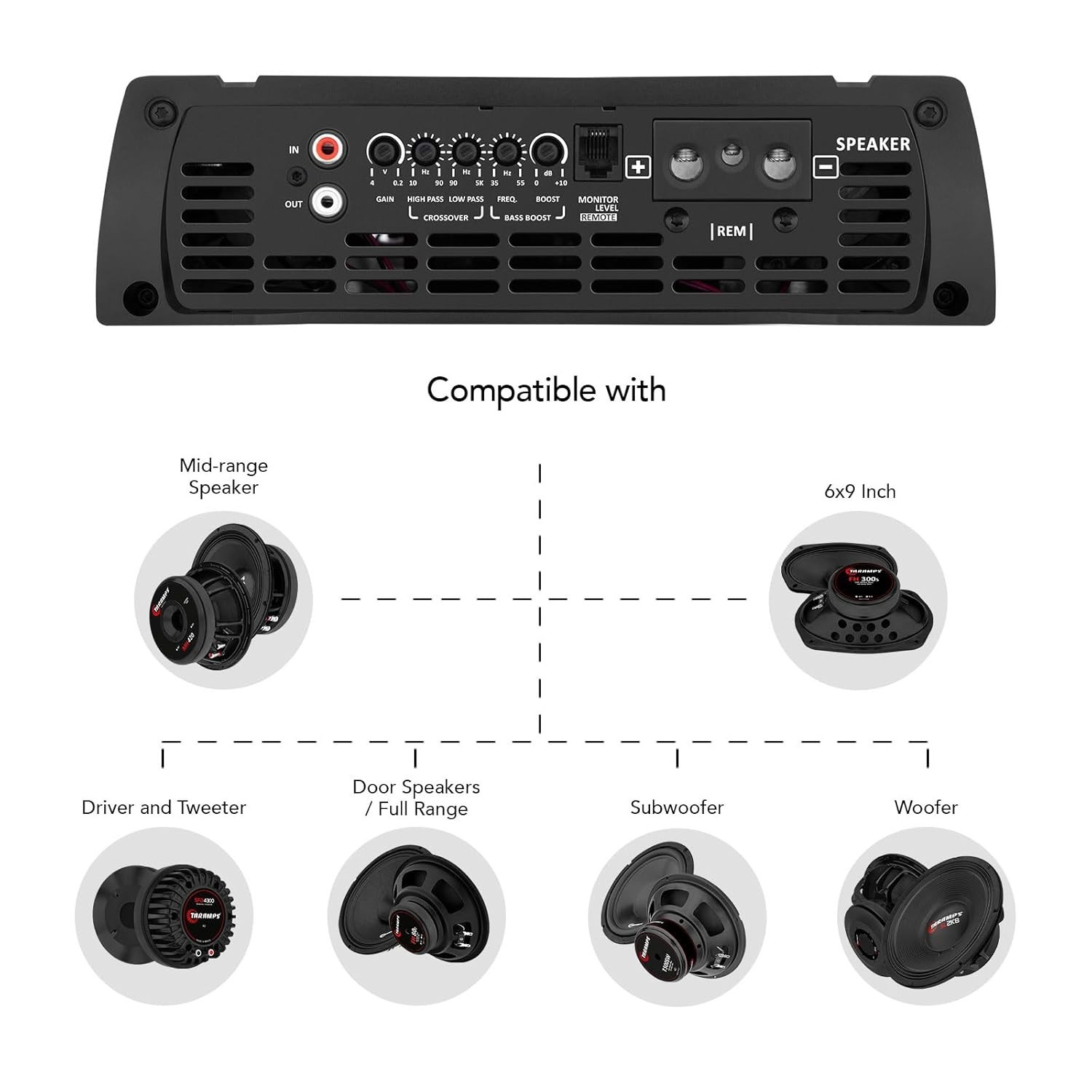 US SELLER] Taramps HD 10.000 1 Ohm Amplifier 10000 Watts RMS 1