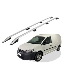 Dachreling passend für VW Caddy 3 Maxi ab 2010 bis 2020 (Grau) mit ABE