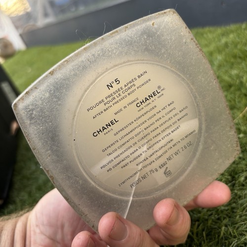 Vintage Chanel No 5 Pressed After Bath Body Powder Rare New - Picture 11 of 13