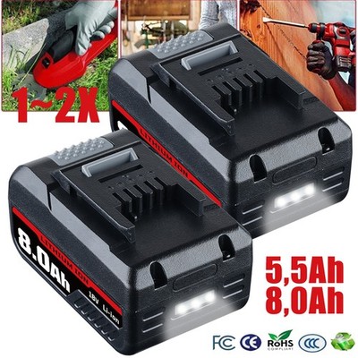 2x 8,0Ah Akku Für Einhell 18V Ersatzakku POWER X-CHANGE Lithium PXC Batterien