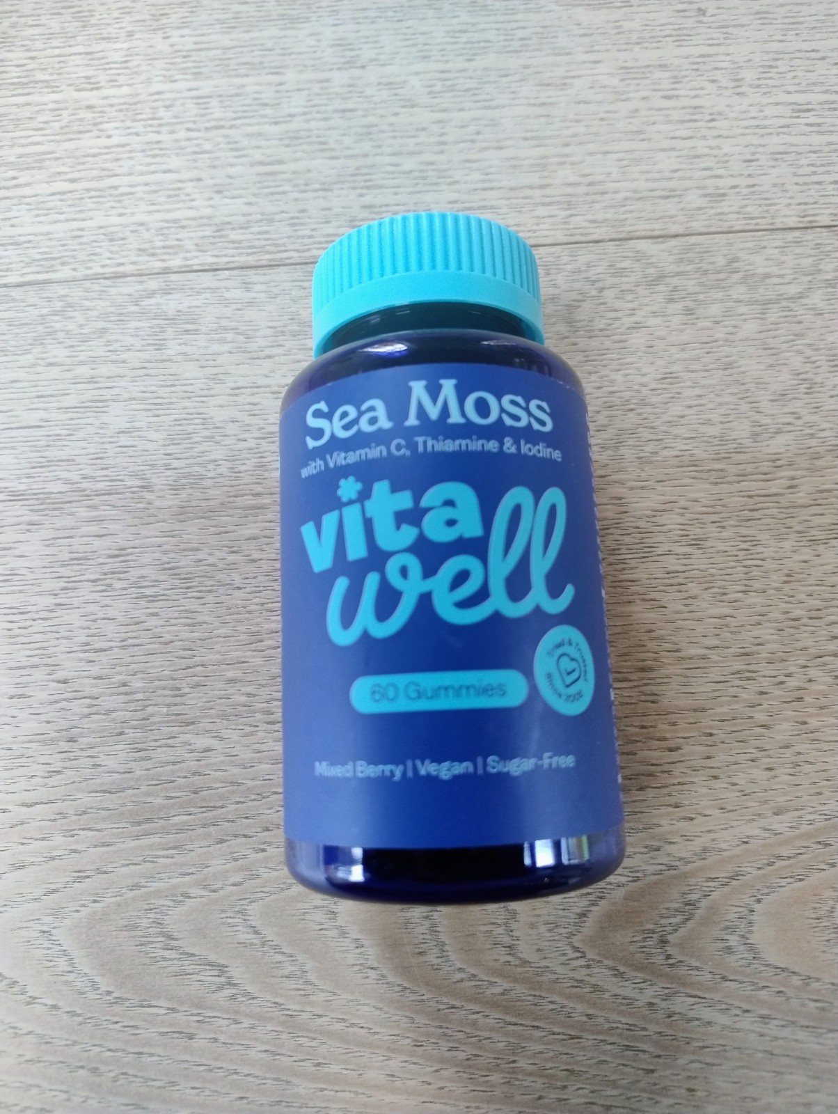 Vita Well Sea Moss 60 Vegan Gummies Mixed Berry Flavour