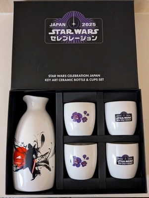 Star Wars Celebration Japan 2025 Key Art Sake Ceramic Bottle And