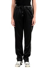 Roberto Cavalli Women's Black Elastic Waist Track Pants US M IT 42
