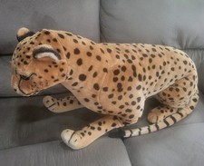 Melissa Doug Jumbo Chetah Plush Stuffed Animal Toy Lifelike 34" Without Tail