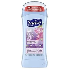 Suave Antiperspirant Deodorant Stick 48-hour Sweet Pea  Violet Deodorant 2.6 OZ