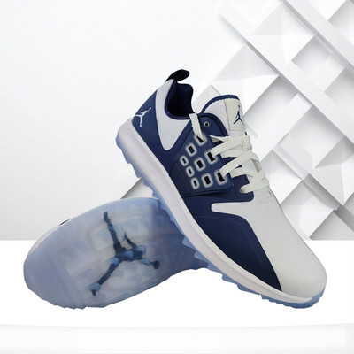 2026 Nike Golf Shoes Jordan Grind G  White Midnight Navy AR0503-100 Size 9.5