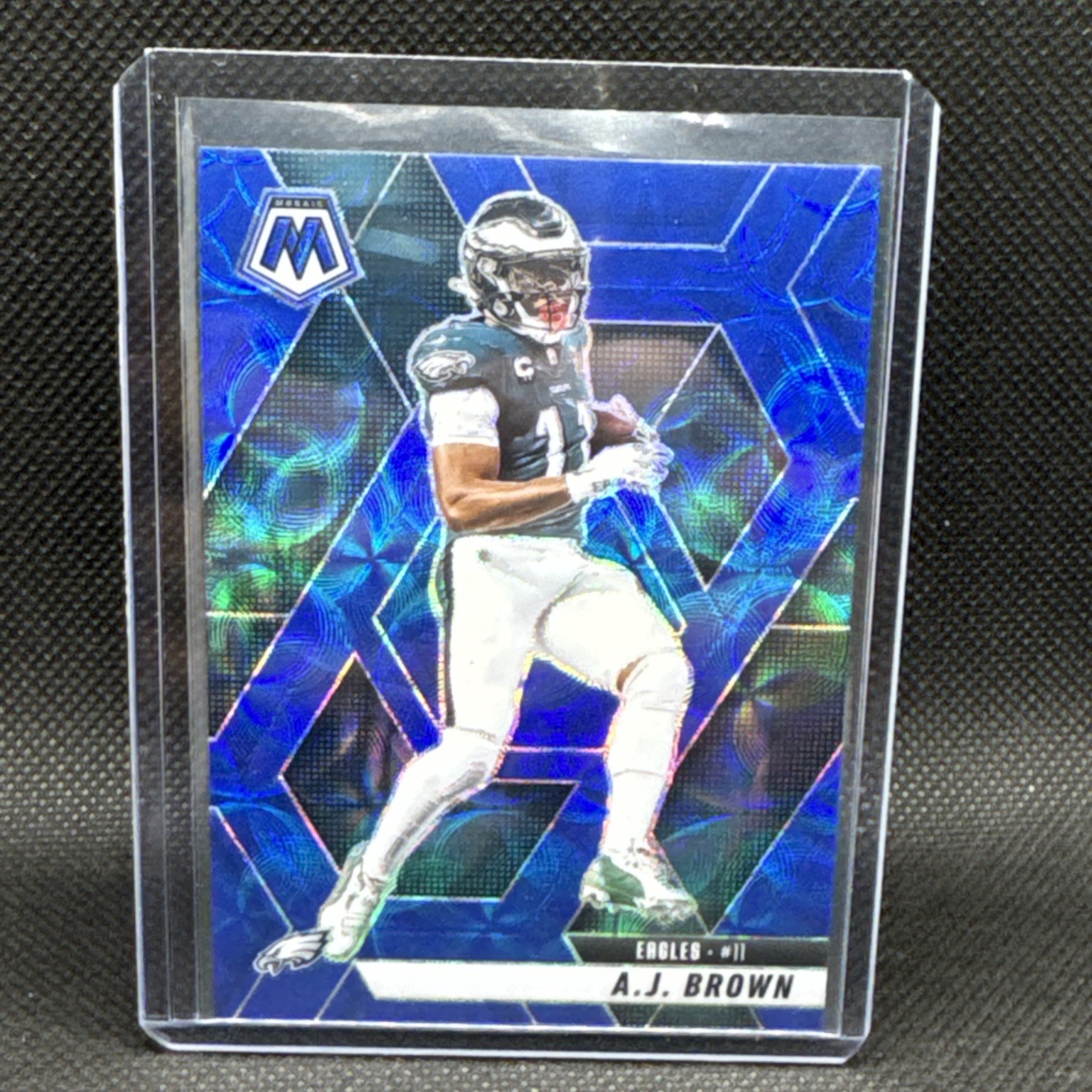 2025 Mosaic Blue Scope AJ Brown #78 Philadelphia Eagles