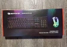 iBuyPower Chimera KM-7 RGB Keyboard and Mouse Combo NEW SEALED