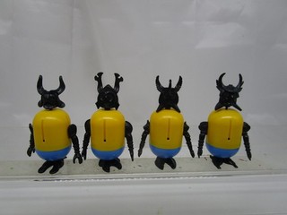 MS:Kapsel AUSSERIRDISCHE 2 1981 KOMPLETTSATZ richtig gebaut MEGASELTEN