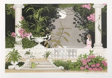 Denis Paul Noyer, Claire de Lune, Lithograph, signed and numbered in pencil