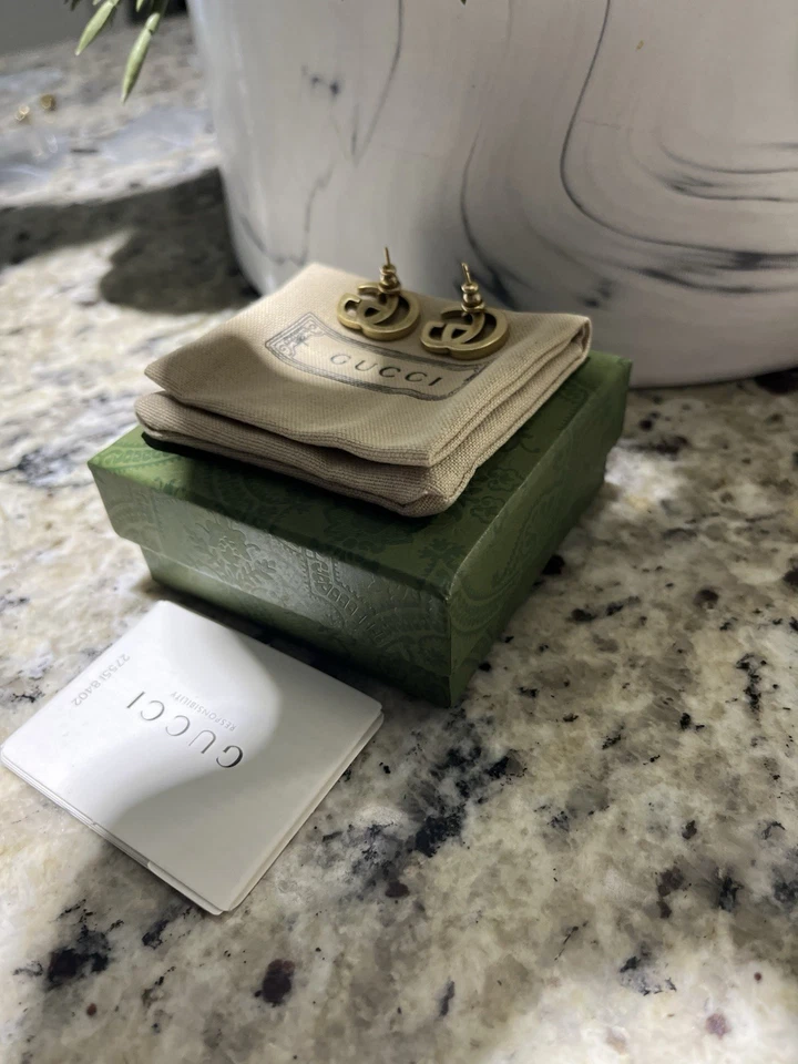 Pendientes Gucci GG Oro Marmont Joyería Accesorios Pendientes Aretes Foto 2 de 3