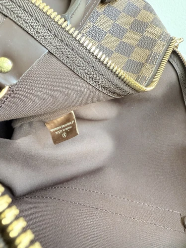 Auténtico bolso de viaje Louis Vuitton Keepall Bandouliere 55 Damier Level - Imagen 3 de 24