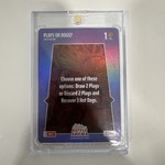 2026 Bo Jackson Battle Arena Draw Bonus Play Foil SSP BPL-5 “PLAYS OR DOGS?”