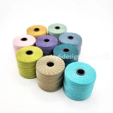 Beadsmith S-LON Bead Cord ONE Spool per Bag 77 Yards Each 50 Color Options Nylon
