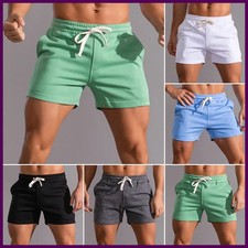 Summer Men Gym Sport Shorts Cotton Running Shorts Male Quick Dry Training.