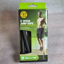 Gold's Gym 9' Ft Speed Jump Rope Golds Gym Fitness Rope - New