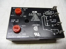 ICM Controls #ICM254B, Post Purge Fan Delay Timer, 24 VAC, New