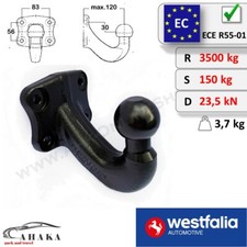 Anschraubplatte Kupplungskugel Anhängerkupplung AHK-Bock für Toyota Land Cruiser