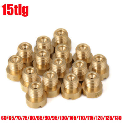 HAUPTDÜSEN SET 15 STK. 60-130 FÜR GURTNER VERGASER PEUGEOT SPEEDFIGHT M6 6mm