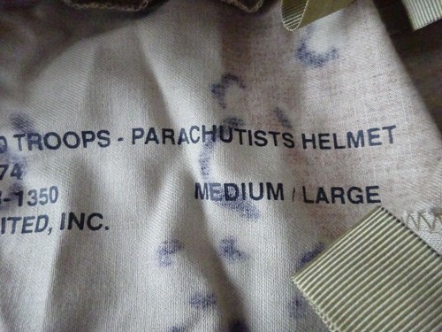 US- Helmüberzug Cover,Ground Troops Parachutists Helmet, Six-Color Desert, M/L - Picture 5 of 8