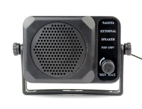 2X Nagoya NSP-150V 3,5mm Jack Zewnętrzny głośnik Motorola Kenwood ICOM Ham Radios - Zdjęcie 2 z 7