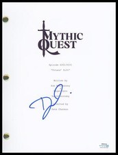 Danny Pudi "Mythic Quest" AUTOGRAPH Signed 'Titan's Rift' Episode Script B ACOA