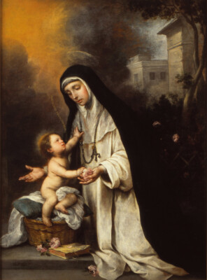 Murillo - Saint Rose of Lima Giclee Fine Art Print on Canvas Wall Decor 48''