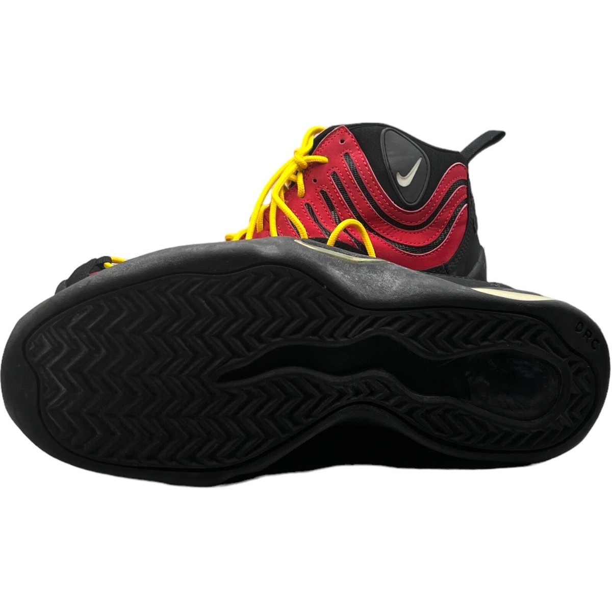 Vintage Rare Nike Air Bakin 130835-611 Basketball Sneakers Sz 9.5 Red Black Vintage Rare Nike Air Bakin 130835-611 Basketball Sneakers  main image 3