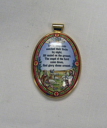 Halcyon Days Enamel Christmas 1998 Pendant Limited Edition 75/365